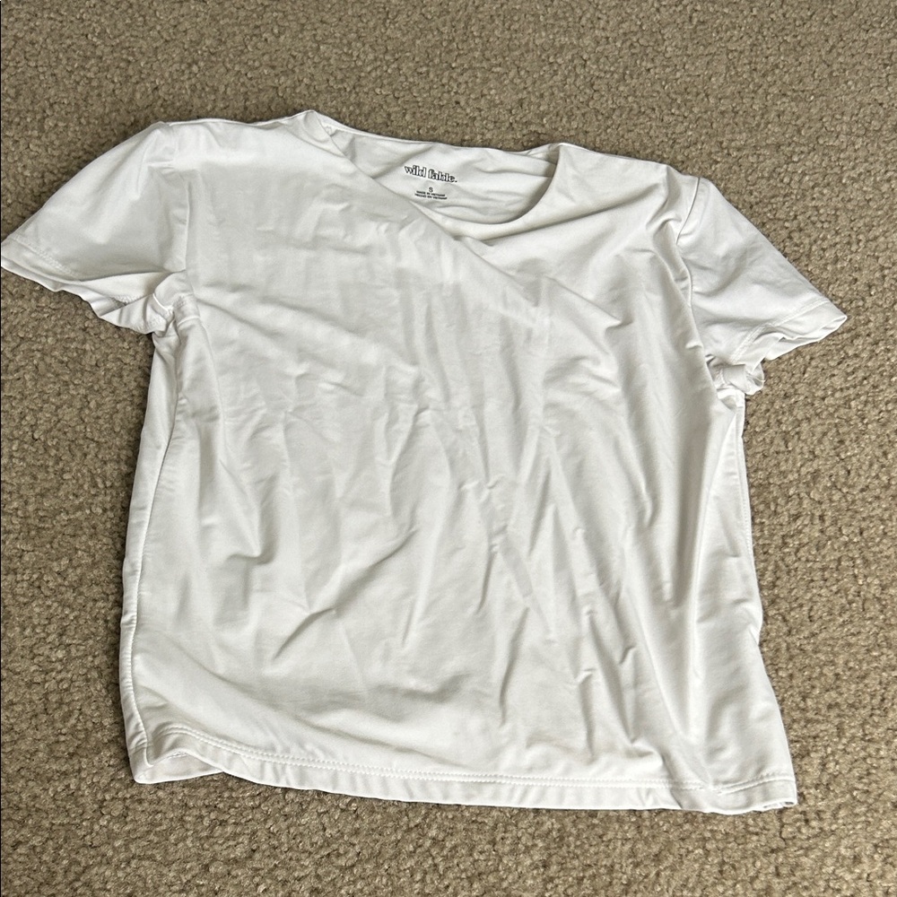 White Casual Tee
